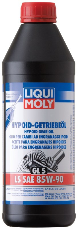 Трансмиссионное масло Liqui Moly Hypoid-Getriebeoil (GL-5) LS 85W-90