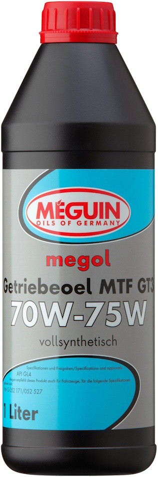 Трансмиссионное масло Meguin Getriebeoel MTF GT3 70W-75W 1L