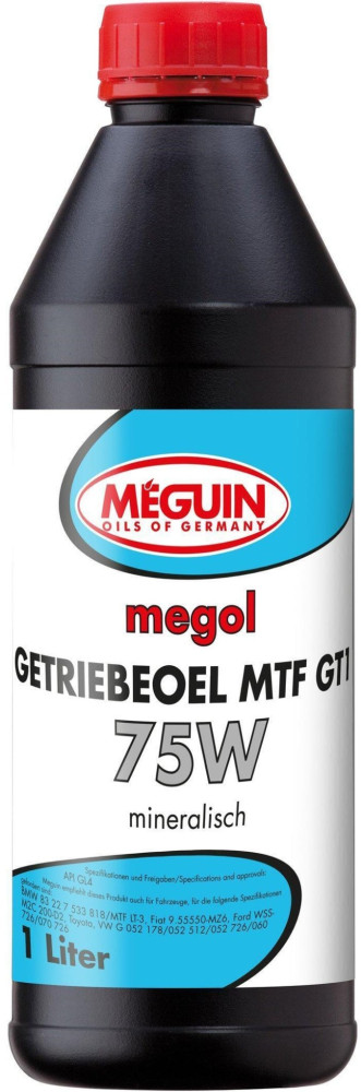 Трансмісійне мастило Meguin Getriebeoel MTF GT1 75W 1L