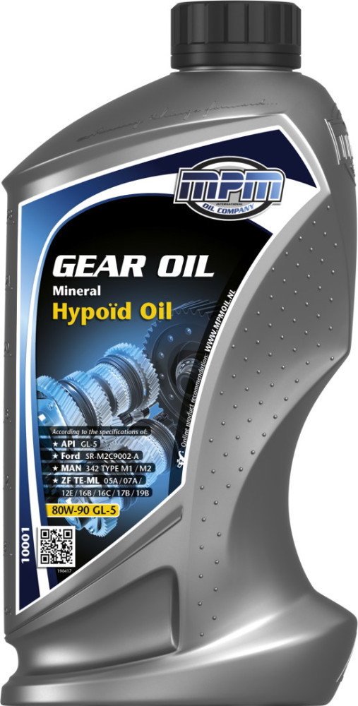 Трансмиссионное масло MPM Gear Oil 80W-90 GL-5 Mineral Hypoid
