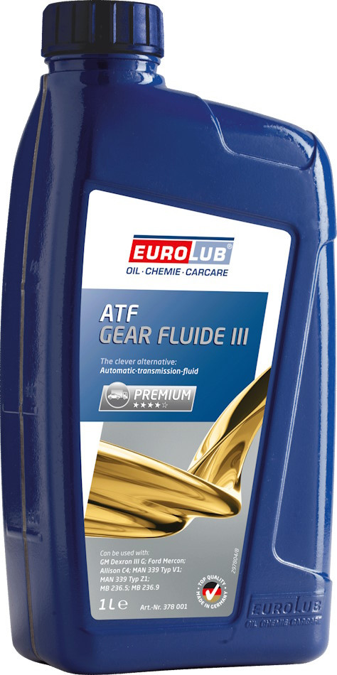 Трансмиссионное масло Eurolub Gear Fluid III 1L