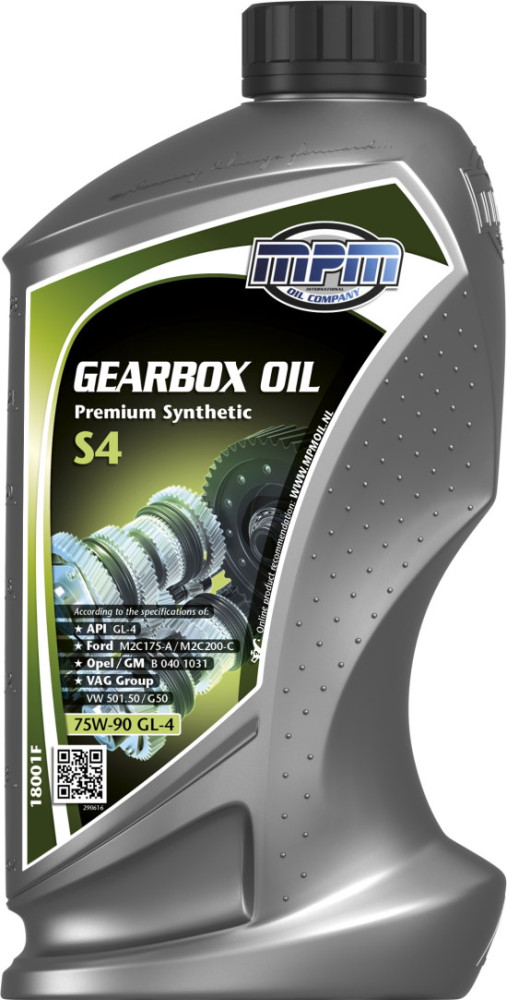 Трансмиссионное масло MPM Gearbox Oil 75W-90 GL-4 Premium Synthetic S4