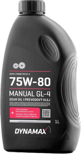 Трансмиссионное масло Dynamax Gear 75W-80 TRX GL-4 1L