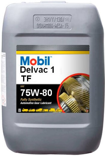 Трансмиссионное масло MOBIL Delvac 1 Transmission Fluid 75W-80 20L