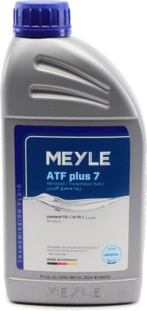 Трансмиссионное масло Meyle ATF Plus 7 1L