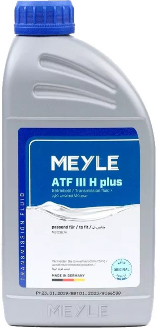 Трансмиссионное масло Meyle ATF IIIH Plus 1L
