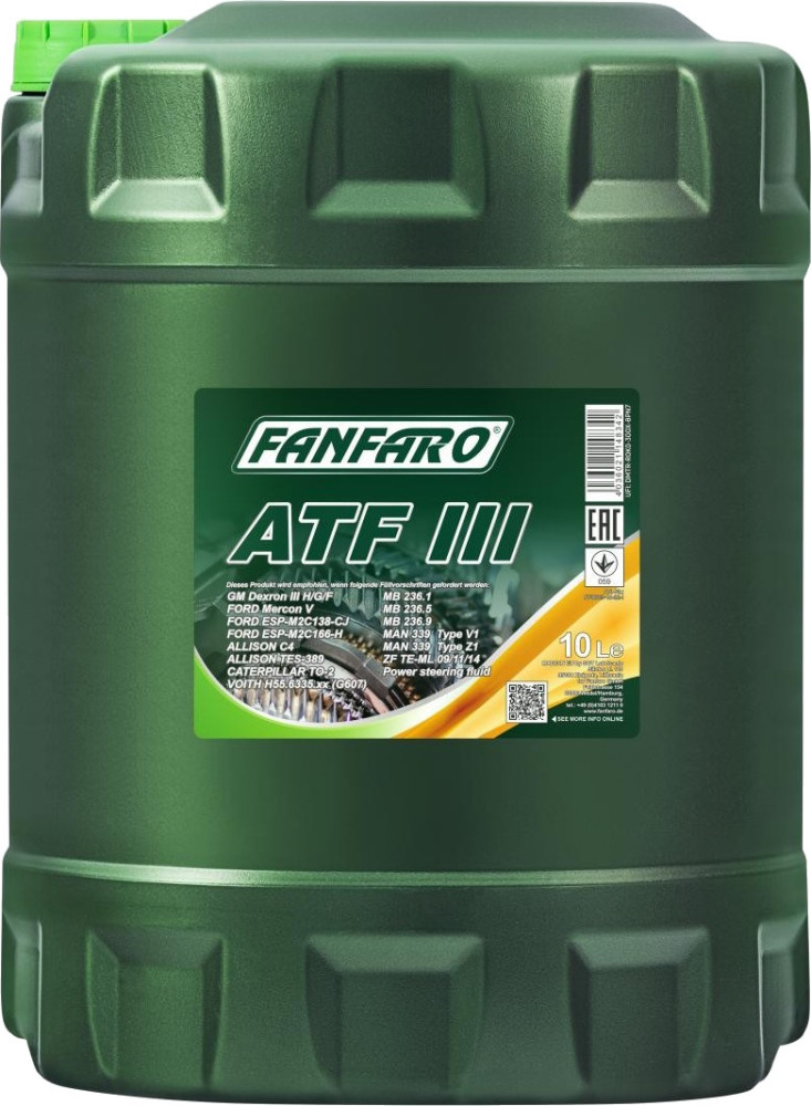 Трансмиссионное масло Fanfaro ATF III