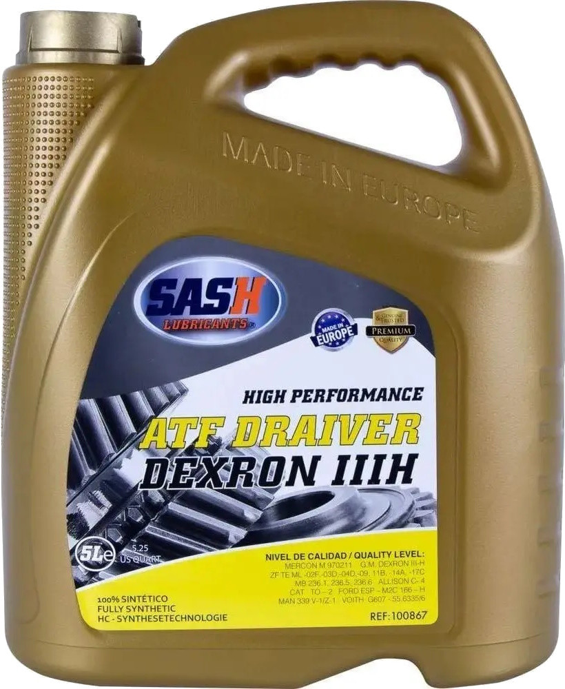 Трансмісійне мастило Sash ATF Draiver Dexron IIIH
