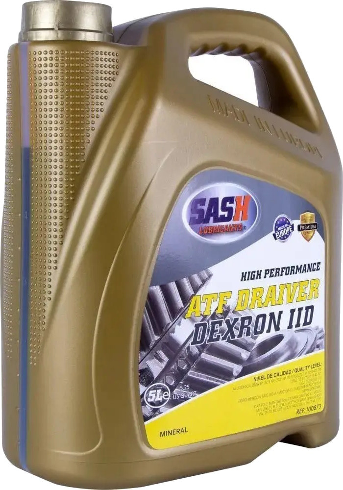 Трансмісійне мастило Sash ATF Draiver Dexron IID 5L