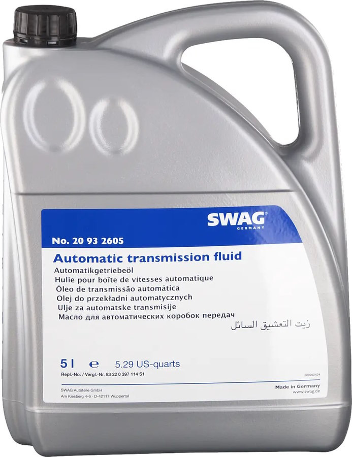 Трансмиссионное масло SWaG ATF Dexron VI 5L
