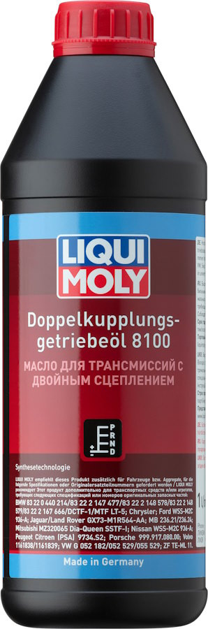 Трансмиссионное масло Liqui Moly DSG Doppelkupplungsgetriebe-Oil 8100