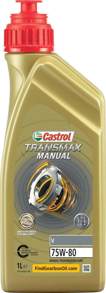 Трансмиссионное масло Castrol Transmax Manual V 75W-80 1L