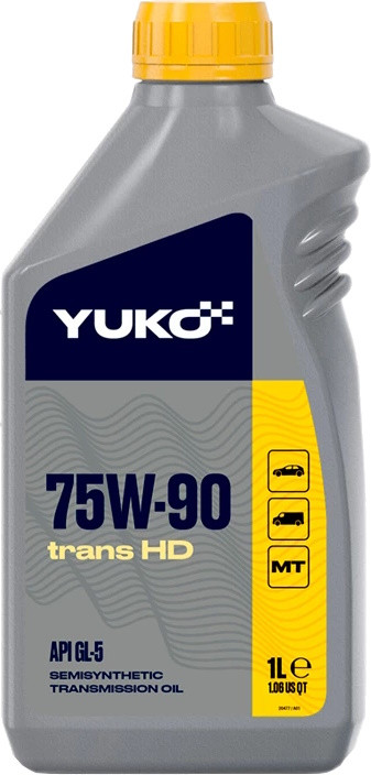 Трансмиссионное масло YUKO Trans HD 75W-90 1L
