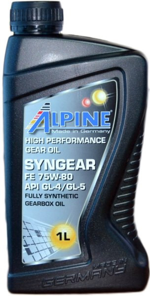 Трансмісійне мастило Alpine Syngear FE 75W-80