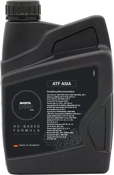 Трансмісійне мастило AVISTA Peer EVO ATF ASIA 1L