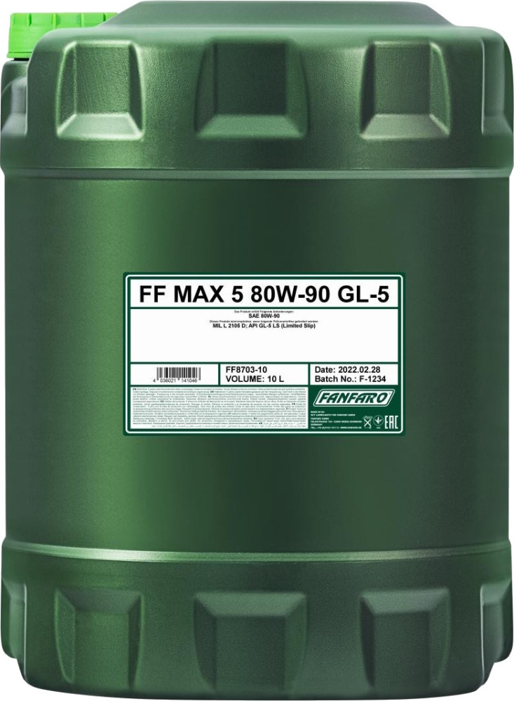 Трансмиссионное масло Fanfaro Max 5 80W-90