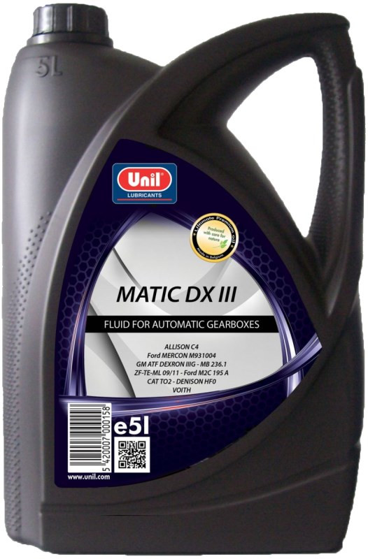 Трансмиссионное масло Unil Matic DX III