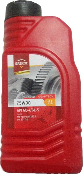 Трансмиссионное масло Brexol Geartech EP 75W-90