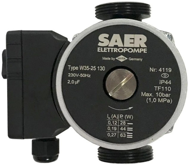 Циркуляционный насос Saer W35-25 130 4 м мм