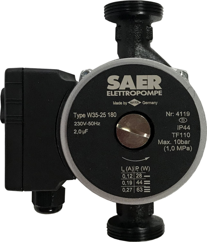 Циркуляционный насос Saer W35-25 180 4 м мм