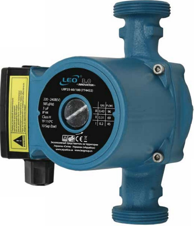 Циркуляційний насос AquaticaLeo LRP 32-70/180 6.3 м 2 180 мм
