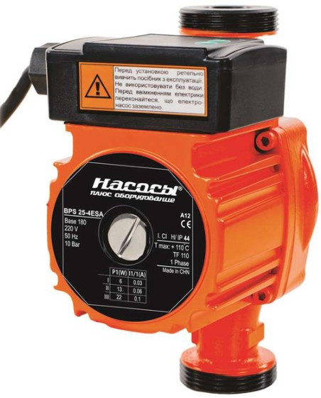 Циркуляционный насос Nasosy plus BPS 25-4ESA-180 5.1 м 180 мм