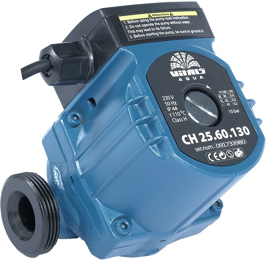 Циркуляционный насос Vitals Aqua CH 25-60-130 6 м 1 1/2 130 мм