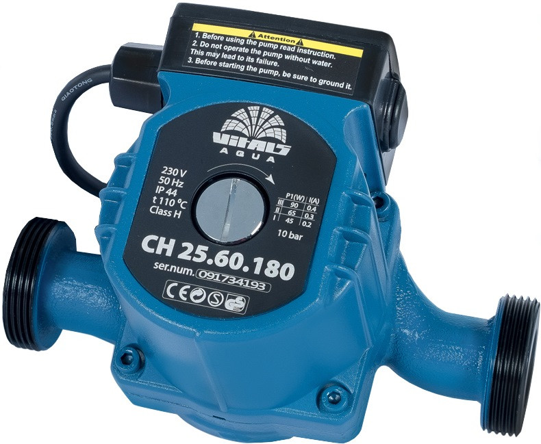 Циркуляционный насос Vitals Aqua CH 25-60-180 6 м 1 1/2 180 мм
