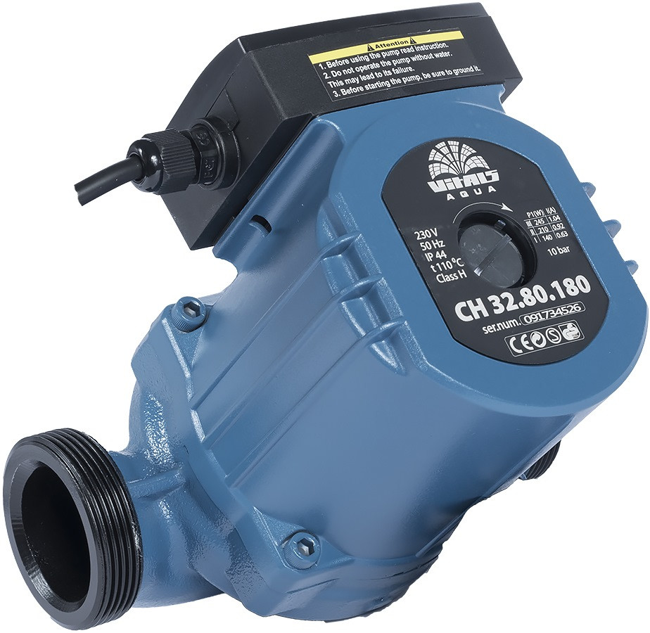 Циркуляционный насос Vitals Aqua CH 32-80-180 8 м 2 180 мм
