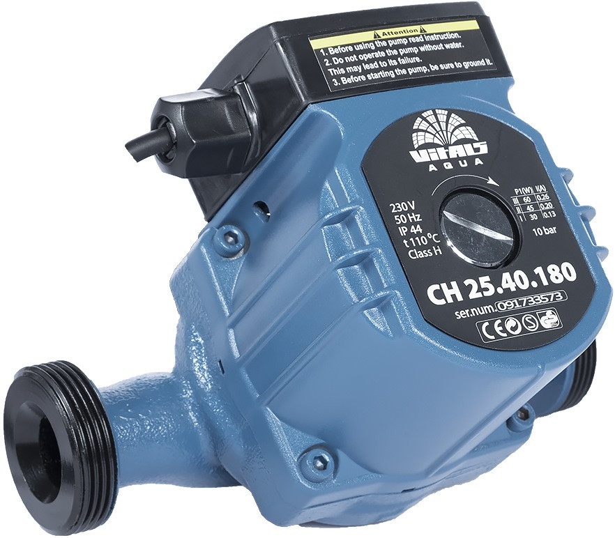 Циркуляционный насос Vitals Aqua CH 25-40-180 4 м 1 1/2 180 мм
