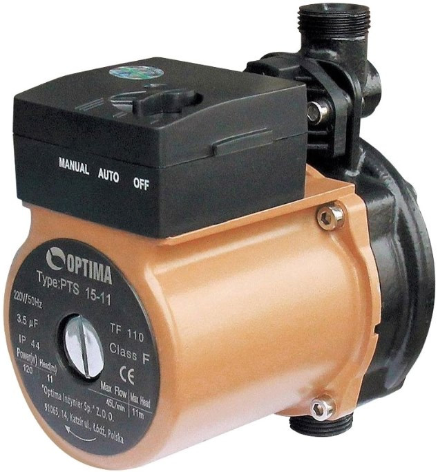 Циркуляционный насос Optima PTS15-11 11 м 3/4 162 мм