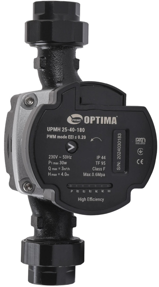 Циркуляционный насос Optima Prime UPMH 25-40 Auto 180 4 м 1 1/2 мм