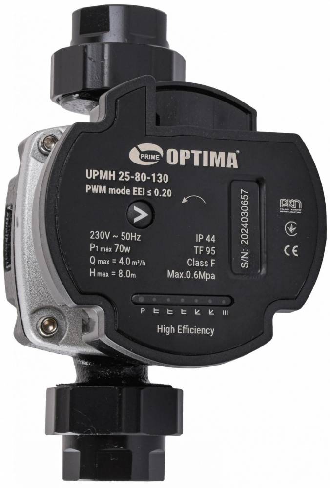 Циркуляционный насос Optima Prime UPMH 25-80 Auto 130 8 м 1 1/2 мм