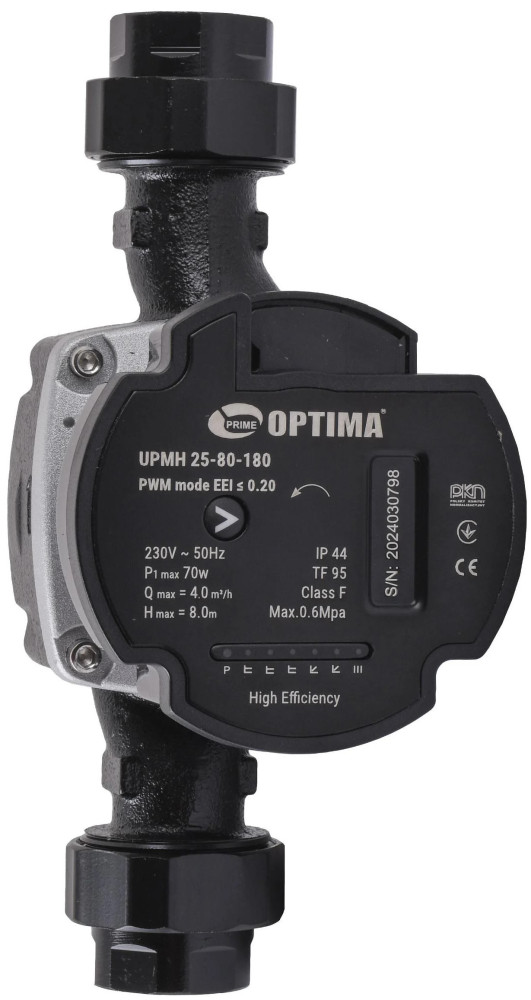 Циркуляционный насос Optima Prime UPMH 25-80 Auto 180 8 м 1 1/2 мм