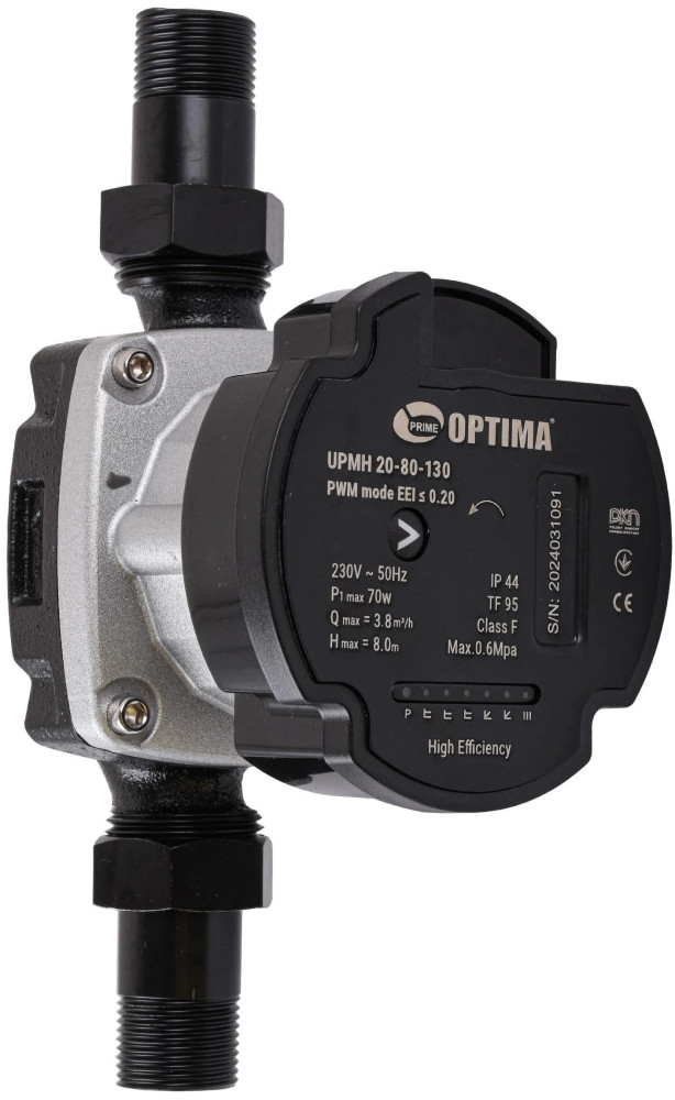 Циркуляционный насос Optima Prime UPMH 20-80 Auto 130 8 м 1 мм