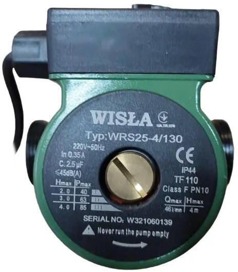 Циркуляційний насос Wisla WRS 25/4-180 4 м 180 мм