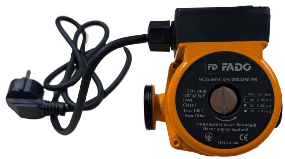 Циркуляционный насос Fado NC254M130 4.5 м 130 мм