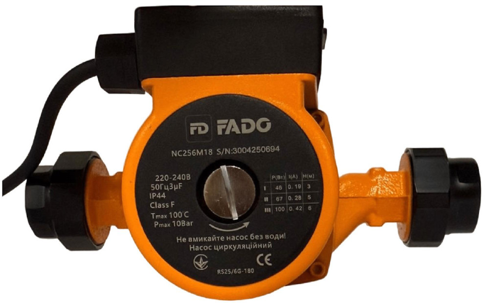 Циркуляційний насос Fado NC256M180 6 м 180 мм