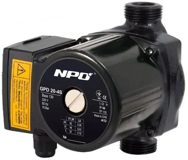Циркуляционный насос Nasosy plus GPD 25-8S-180 8.5 м 1 1/2 180 мм