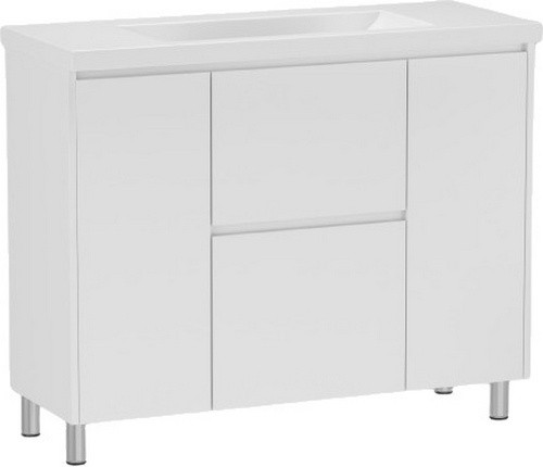 Тумба под умывальник Rozzy Jenori Flora 100 RJFU073-01100WHSET