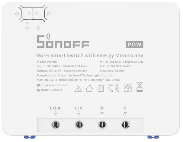 Умная розетка Sonoff POW R3
