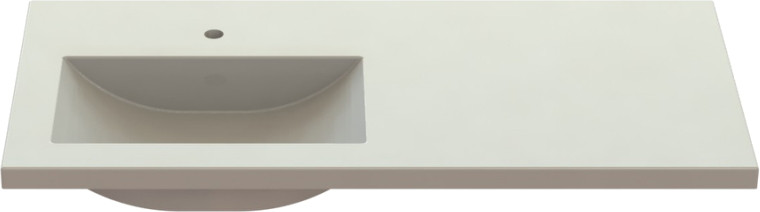 Умывальник Snail Yunona L 143A100 1255 мм чаша слева