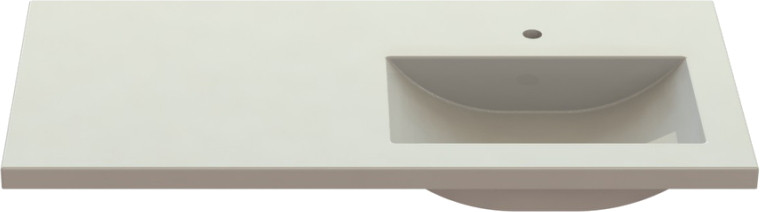 Умывальник Snail Yunona R 142A100 1255 мм чаша справа