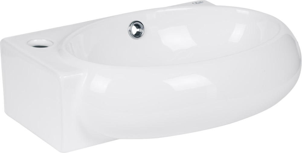 Умывальник Q-tap Leo QT11115011 R 430 мм чаша справа