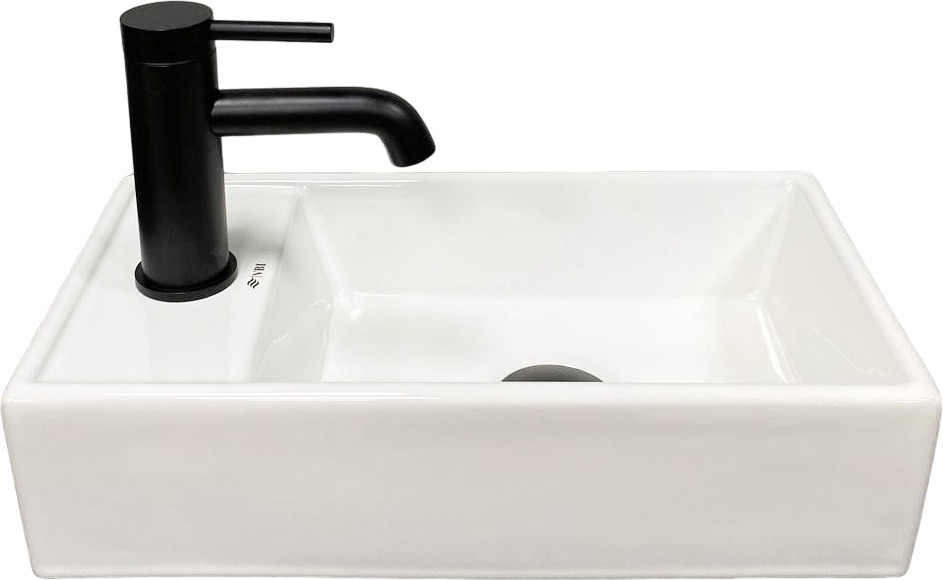 Умывальник VBI Lago R 420 VBI-015610 мм чаша справа