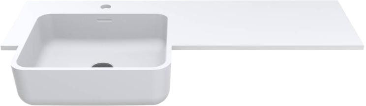 Умивальник Miraggio Fontana L 1044 0001033 мм чаша ліворуч