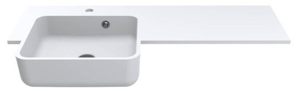 Умивальник Miraggio Fontana L 1044 0000518 мм чаша ліворуч