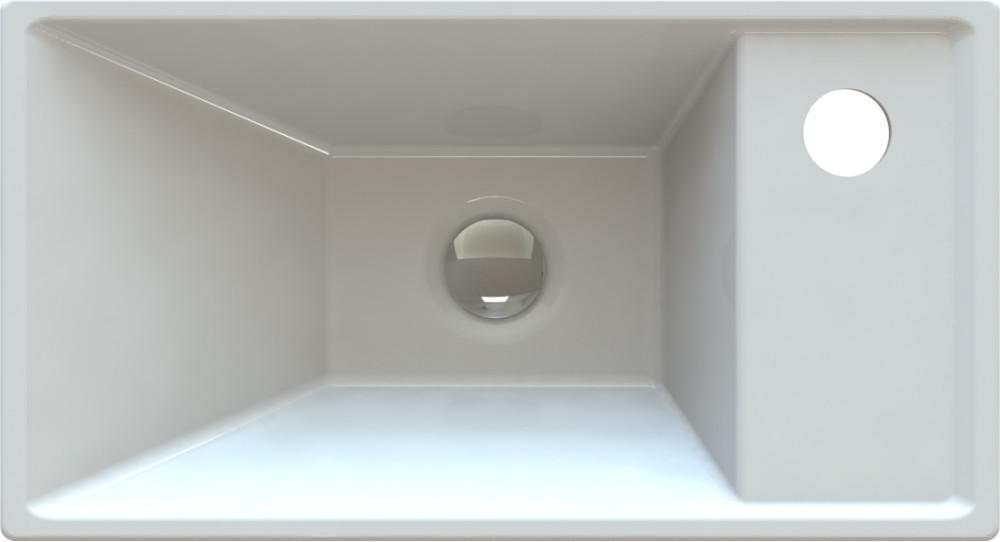 Умывальник Snail Estel R 152A100 400 мм чаша слева