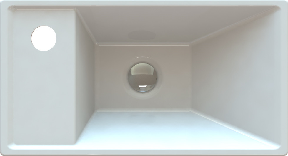 Умывальник Snail Estel L 153A100 400 мм чаша справа