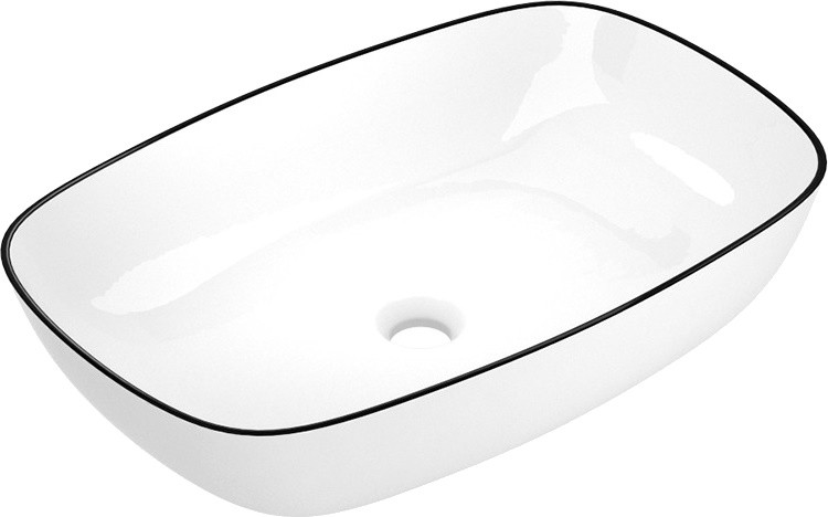 Умивальник Imprese Black Edge i11098